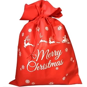 Christmas Drawstring Gift Bag