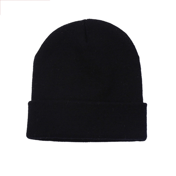 Warm Winter Hats Acrylic Knit Cuff  Beanie Cap     - Image 2