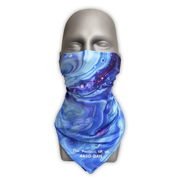 Full Color Stretch Bandana -Face Mask - Image 1