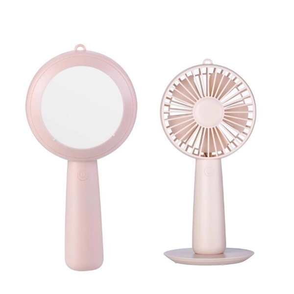 Hand Fan With Mirror