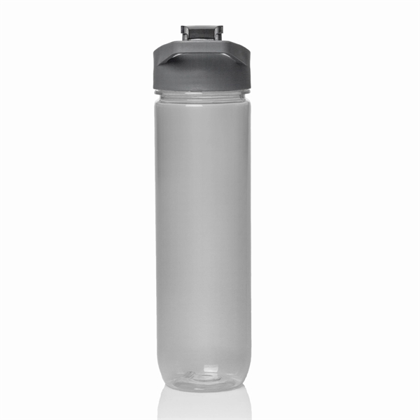 Plastic Water Bottles - 28 oz Sports Bottle w/ Flip Lid - Image 3