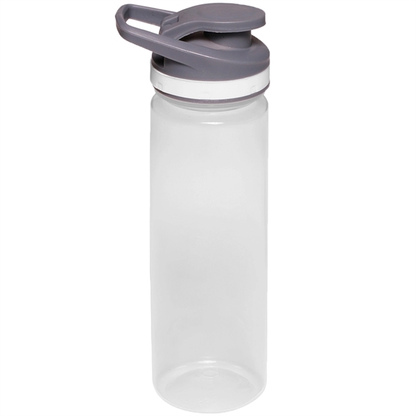 22 oz Flip Top Sports Bottles w/ Screw-on Caps Water Bottle - Image 4