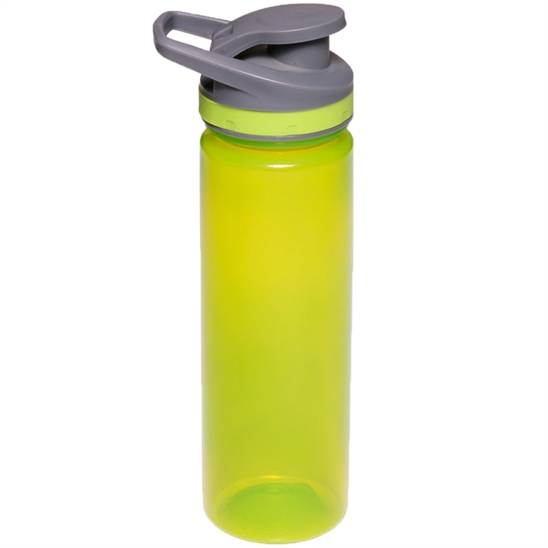 22 oz Flip Top Sports Bottles w/ Screw-on Caps Water Bottle - Image 5