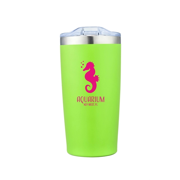 Stainless Steel Hot / Cold Beverage Tumbler with Slide Lid - Image 1
