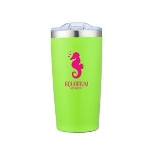 Stainless Steel Hot / Cold Beverage Tumbler with Slide Lid
