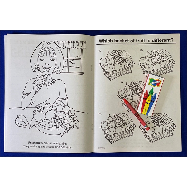 Let's Practice Good Nutrition Coloring Book Fun Pack - Image 3