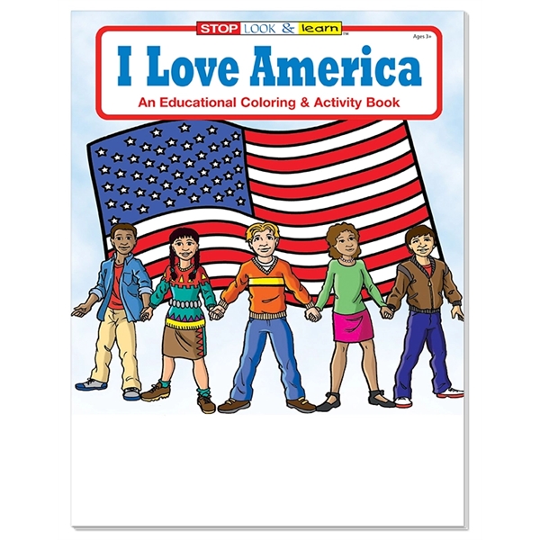 I Love America Coloring and Activity Book - Image 2