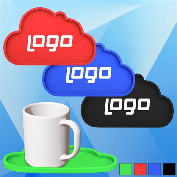 Cloud Shaped Silicone Coaster - Image 1