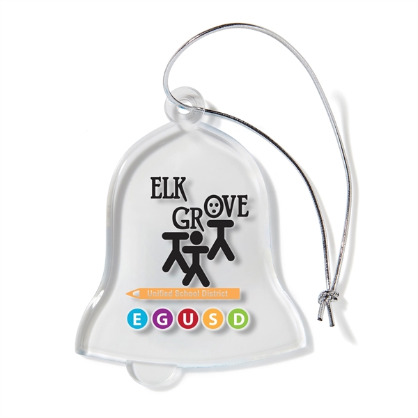 BELL SHAPED USA MADE ACRYLIC ORNAMENT - Image 3