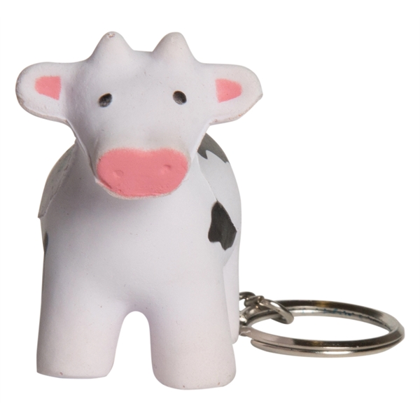 Squeezies® Cow Keyring Stress Reliever - Image 3