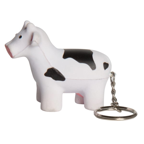 Squeezies® Cow Keyring Stress Reliever - Image 4