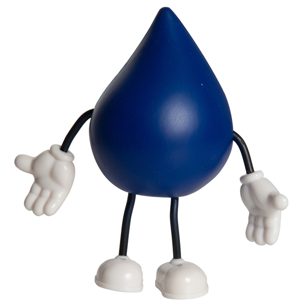 Squeezies® Blue Drop Bendy Stress Reliever - Image 1