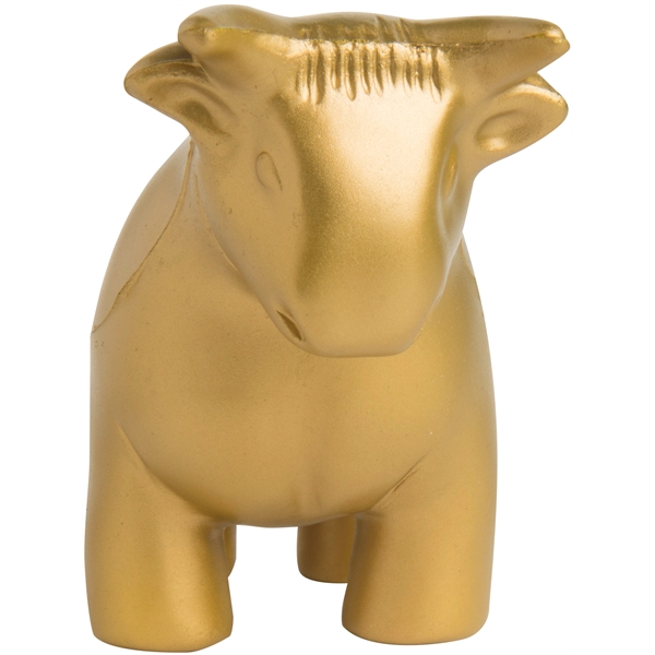 Squeezies® Gold Bull Stress Reliever - Image 2