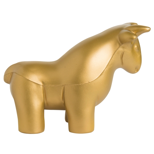 Squeezies® Gold Bull Stress Reliever - Image 3