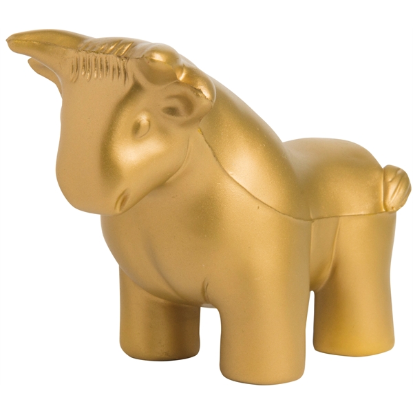 Squeezies® Gold Bull Stress Reliever - Image 1