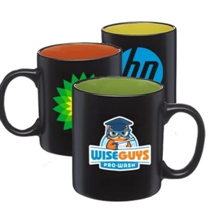 Two-Tone Coffee Mug w/ Custom Imprint 11 oz. Mugs Matte