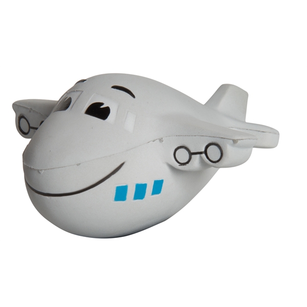 Squeezies® Mini Plane (w/Smile) Stress Reliever - Image 1