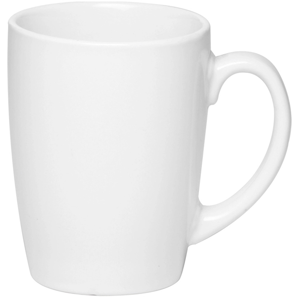 12 oz Coffee Mug w/ Custom Imprint Glossy Mugs Curved Grip - Image 3