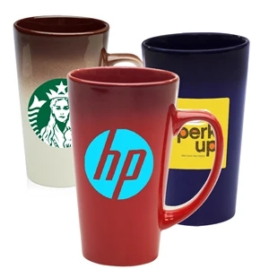 16 oz Gradient Coffee Mug w/ Custom Imprint Cafe Latte Mugs