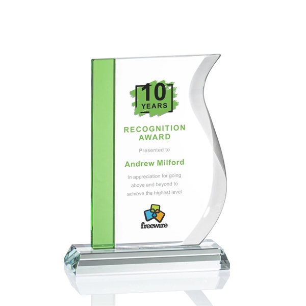 Burbank VividPrint™ Award - Green - Image 2