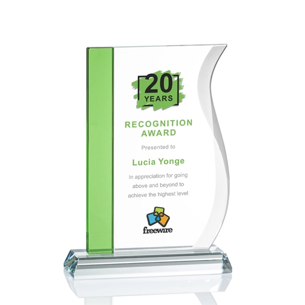 Burbank VividPrint™ Award - Green - Image 3