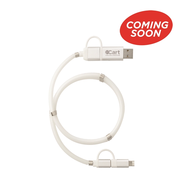Whirl 5-in-1 Charging Cable with Magnetic Wrap - Image 1