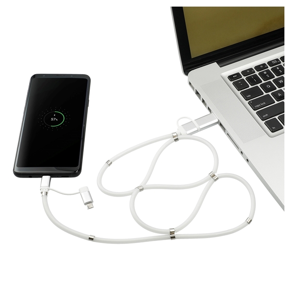 Whirl 5-in-1 Charging Cable with Magnetic Wrap - Image 2