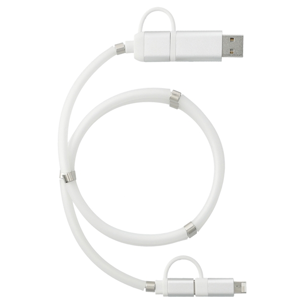 Whirl 5-in-1 Charging Cable with Magnetic Wrap - Image 4