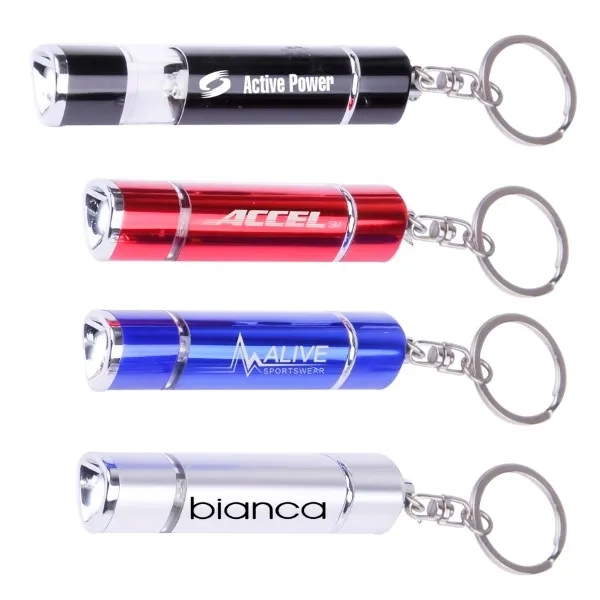 Torch Tri-Sided LED Light With Keychain - Image 1