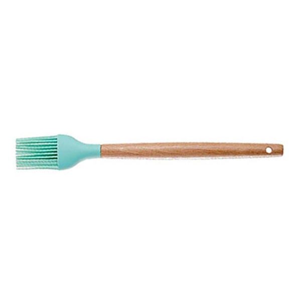 Silicone Kitchen Brush with Wooden Handle, Optional Cooking - Image 4