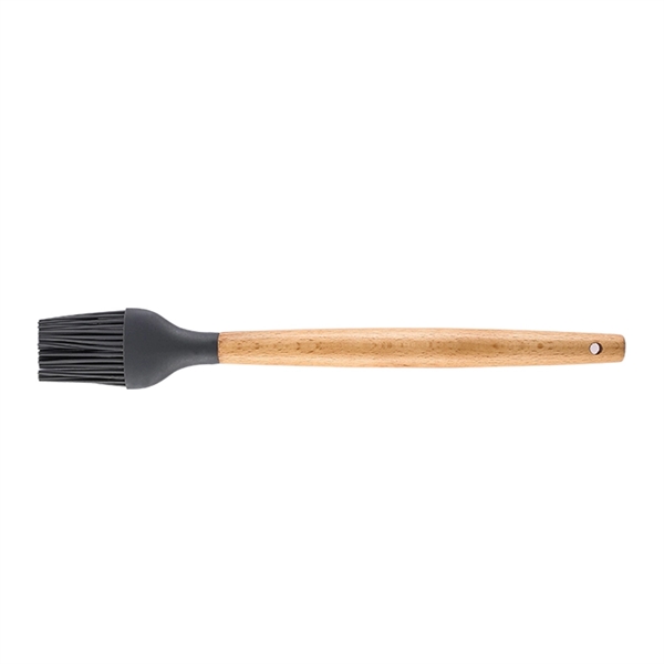 Silicone Kitchen Brush with Wooden Handle, Optional Cooking - Image 7