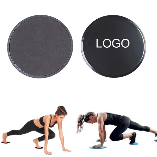 7" Exercise Workout Gliding Discs Yoga Fitness Sliders     - Image 3