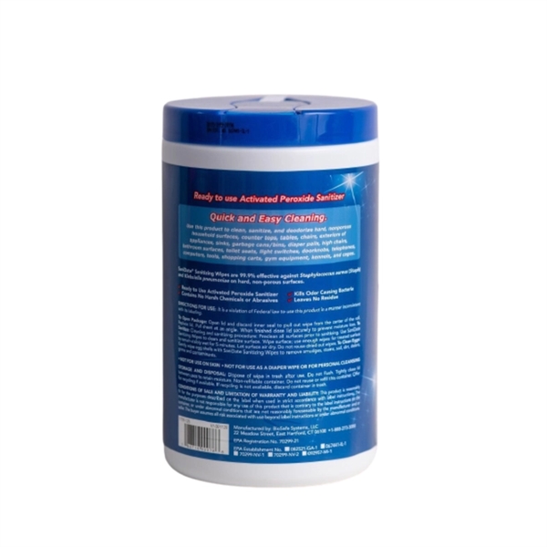 EPA Approved Disinfectant Wipes, 125's - Image 2