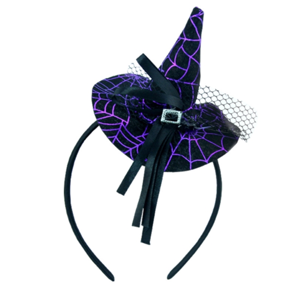 Halloween Witch Decoration Hair Hoop - Image 3