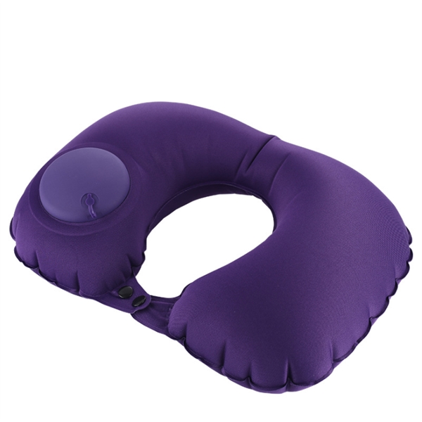 U-Shaped Inflatable Travel Neck Pillow - Image 4