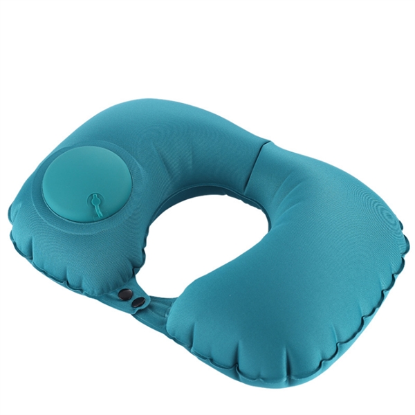 U-Shaped Inflatable Travel Neck Pillow - Image 5