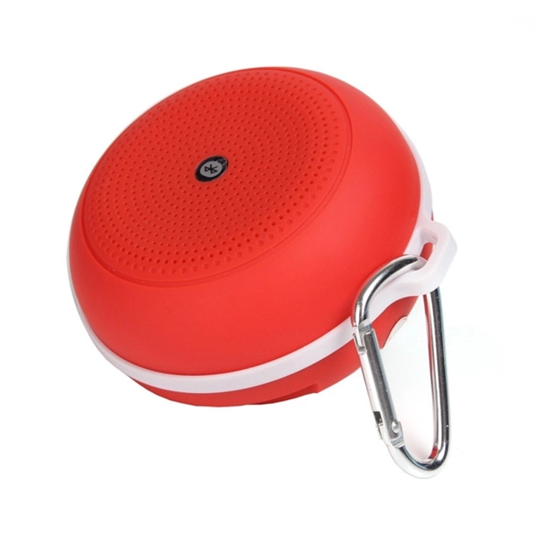 Waterproof Wireless Mini Speaker with Carabiner - Image 3