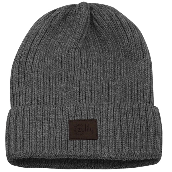 Ripped Pattern Beanie - Image 1