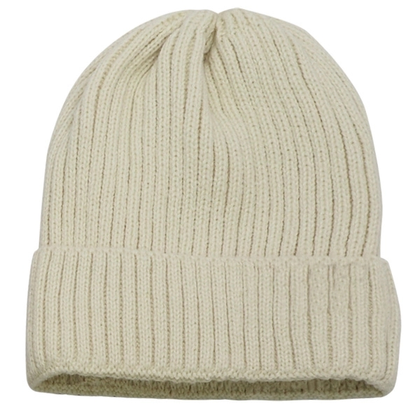 Ripped Pattern Beanie - Image 3