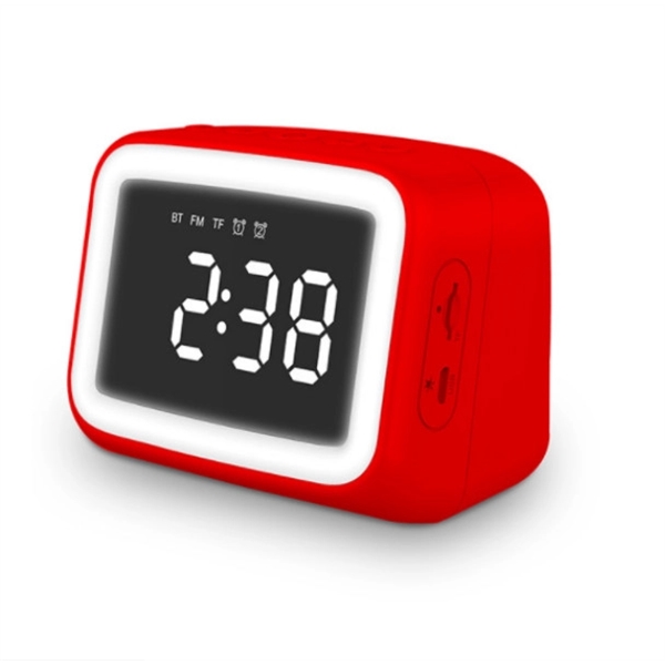Wireless Bluetooth Speakers with LED Display Alarm Clock - Image 1