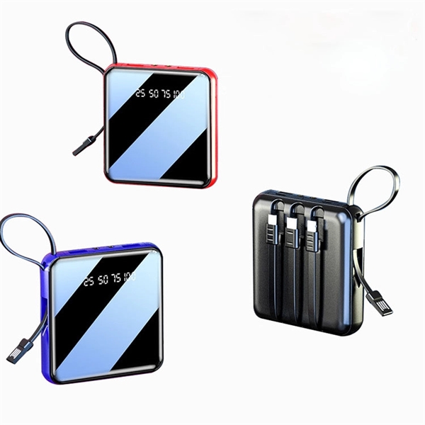 Mini 2000mAh New Self-contained 4-in-one Mobile Power Bank - Image 1