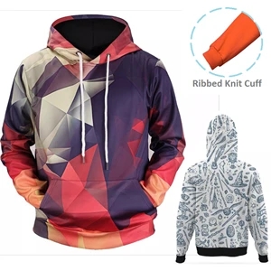 Full Color Hoodie w/Custom Logo & Pockets Sublimated Hoodies