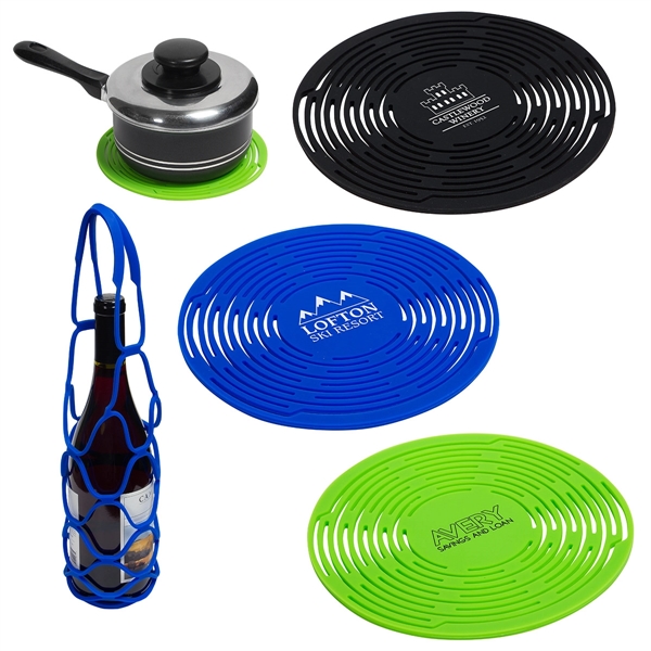 Convertible Silicone Bottle Carrier - Image 1