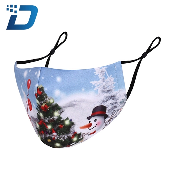 3D-Shape Christmas Face Mask With A Pocket - Image 4