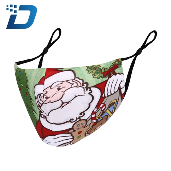 3D-Shape Christmas Face Mask With A Pocket - Image 6