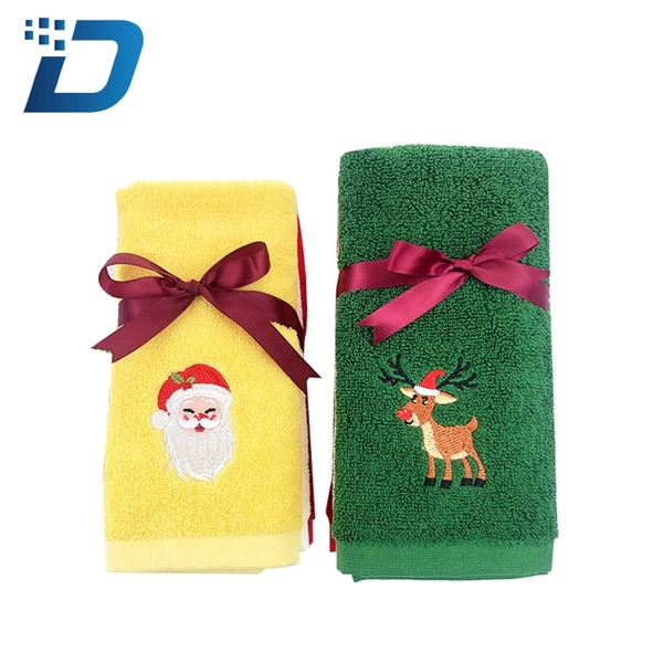 Christmas Hand Towel For Bathroom Kitchen - Image 3