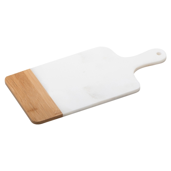 Marble And Bamboo Cutting Board - Image 2