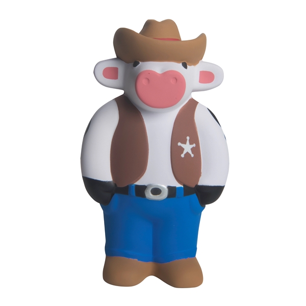 Squeezies® Cowboy Cow Stress Reliever - Image 4