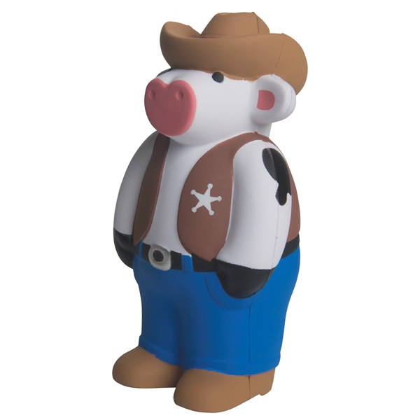 Squeezies® Cowboy Cow Stress Reliever - Image 5