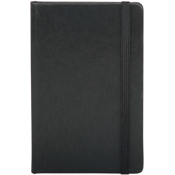 Hardcover Notebooks w/ Matching Color Elastic Band Notepad - Image 2